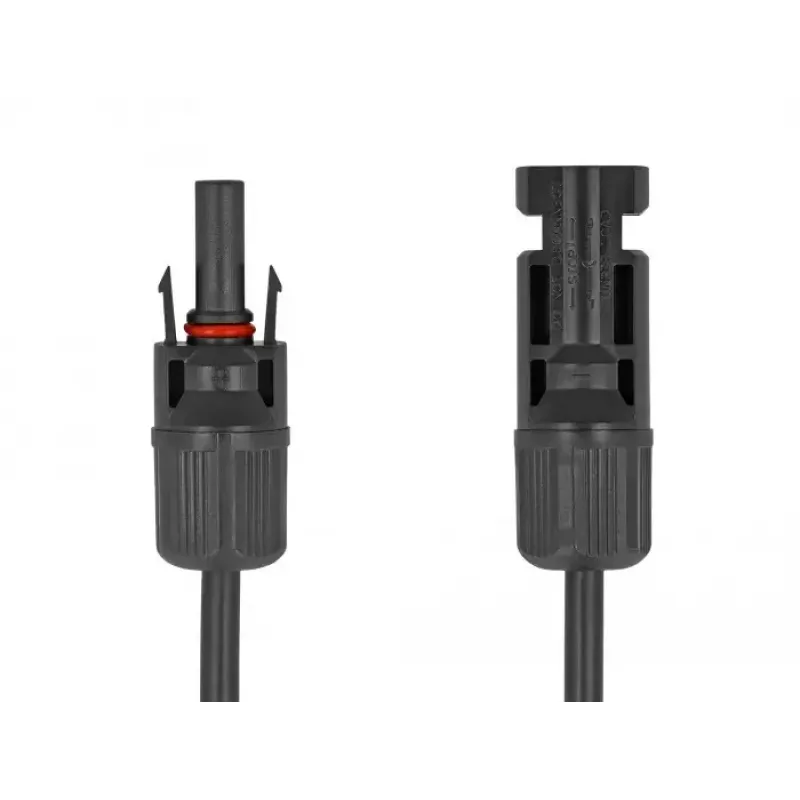 Laidas DeLOCK DL4 saulės energijos laidas 4 mm² iš tėvo į motiną 2 m juodas IP67
