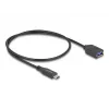 DeLOCK USB laidas 10 Gbps Type-C kištukas į Type-A lizdą 50 cm