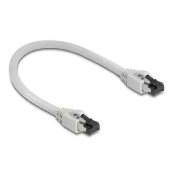 Tinklo kabelis DeLOCK 80556 RJ-45 Cat8.1 0,25 m Pilka
