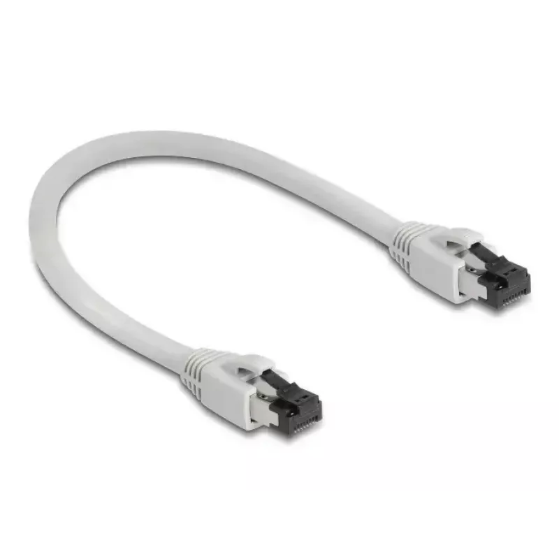 Tinklo kabelis DeLOCK 80556 RJ-45 Cat8.1 0,25 m Pilka