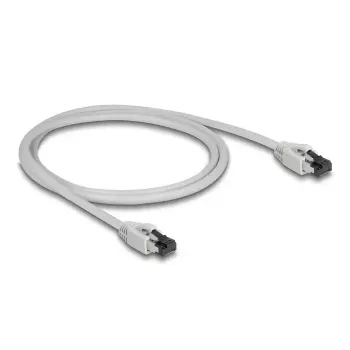 Tinklo kabelis DeLOCK 80558 RJ-45 Cat8.1 1 m Pilkas