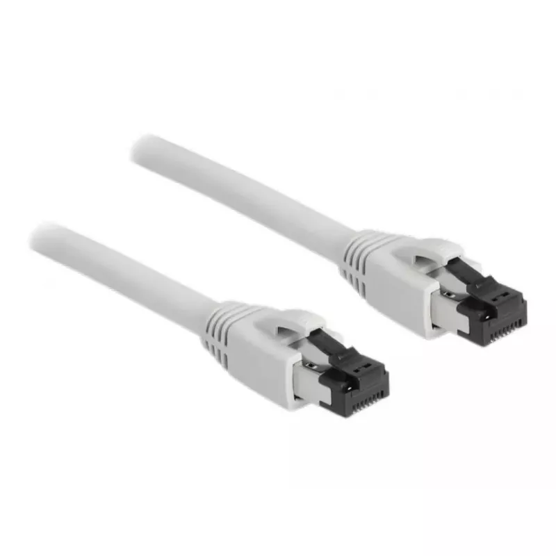 Tinklo kabelis DeLOCK 80558 RJ-45 Cat8.1 1 m Pilkas