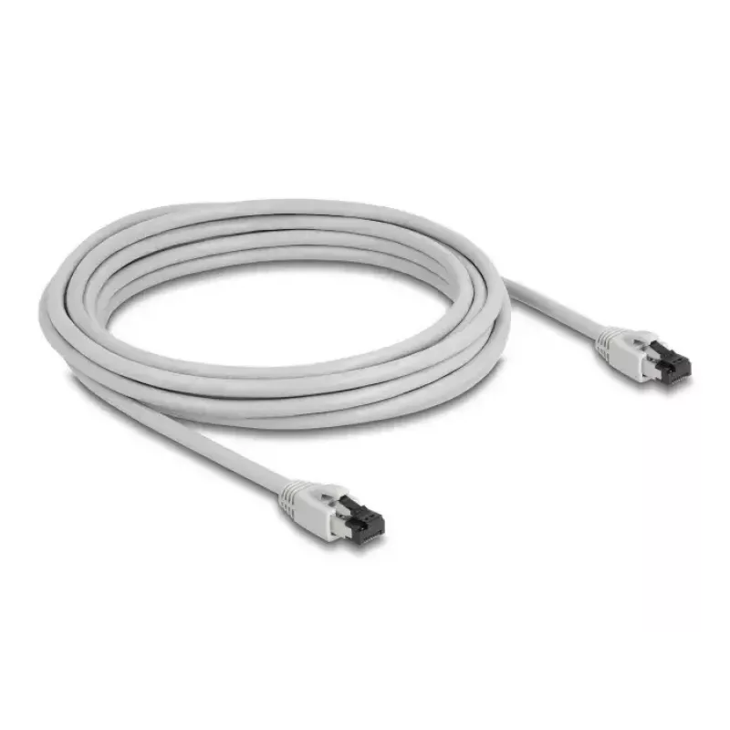 Tinklo kabelis DeLOCK 80562 RJ-45 Cat8.1 5 m pilkas