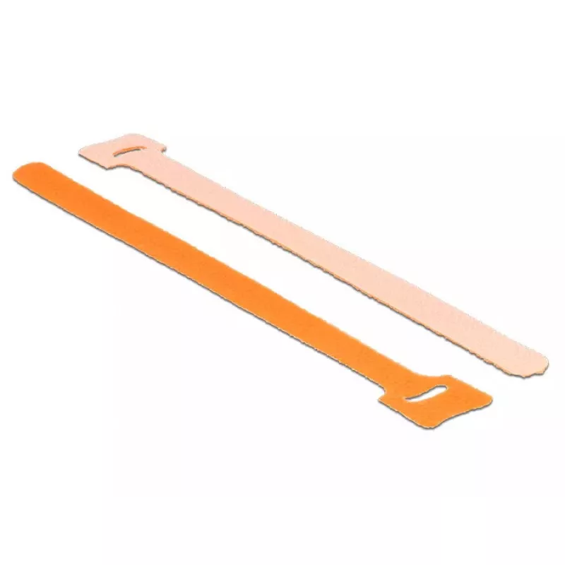 Hook/Loop Fastener DeLOCK 18696 Oranžinė 10 pcs