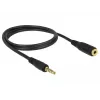 Audio kabelis 3,5 mm DeLOCK 85701 1 m juodas
