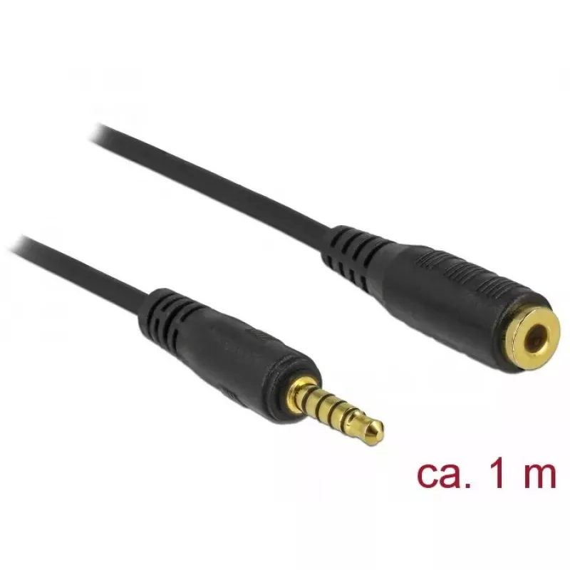 Audio kabelis 3,5 mm DeLOCK 85701 1 m juodas