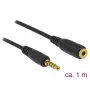 Audio kabelis 3,5 mm DeLOCK 85701 1 m juodas