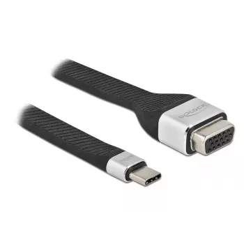 FPC plokščias Ribbon kabelis DeLOCK USB Type-C į VGA 86935