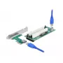 DeLOCK PCI Express x1 į 2 x PCI 32 bitų lizdų praplėtimo plokštė, 60 cm kabelis