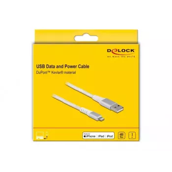 DeLOCK USB duomenų ir maitinimo kabelis, skirtas iPhone, iPad, iPod, 3 m, Lightning