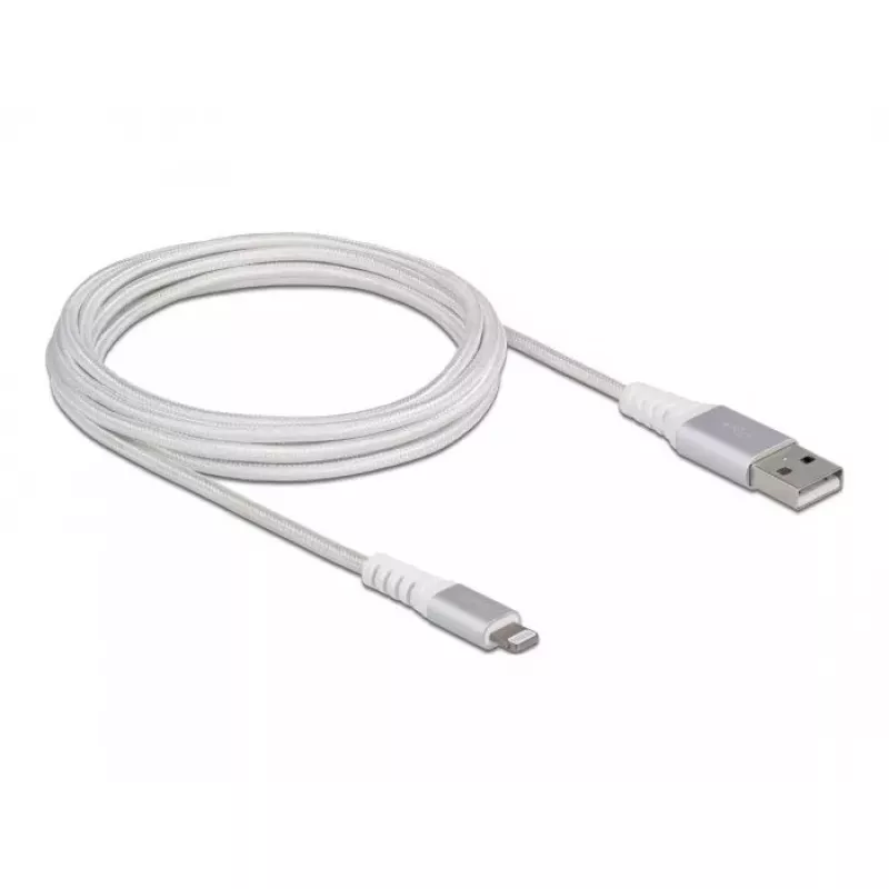 DeLOCK USB duomenų ir maitinimo kabelis, skirtas iPhone, iPad, iPod, 3 m, Lightning
