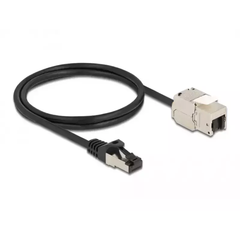 Kabelis RJ45 kištukas prie Keystone modulio RJ45 lizdas DeLOCK 87027