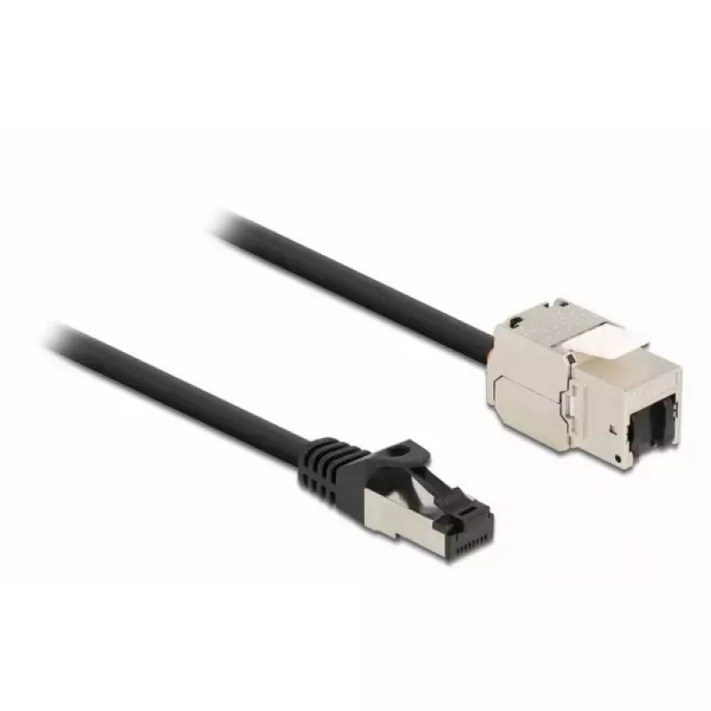 Kabelis RJ45 kištukas prie Keystone modulio RJ45 lizdas DeLOCK 87027