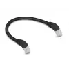 Tinklo kabelis DeLOCK RJ45 Cat.6A S/FTP 45° žemyn 0,25 m juodas