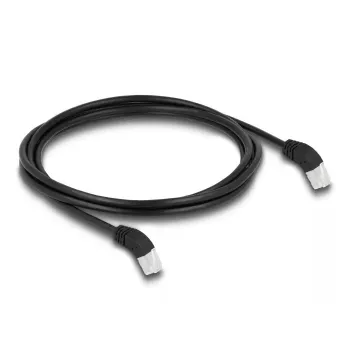 Tinklo laidas DeLOCK RJ45 Cat.6A S/FTP 2m Juodas