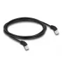 Tinklo laidas DeLOCK RJ45 Cat.6A S/FTP 2m Juodas