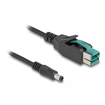 DeLOCK PoweredUSB laidas, kištukas 12 V – DC 5,5 x 2,5 mm kištukas, 3 m
