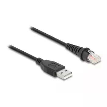 DeLOCK RJ50 į USB 2.0 Type-A brūkšninio kodo skaitytuvo kabelis 3m F/UTP