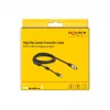 DeLOCK garso kabelis 3 m XLR 3 kontaktų USB Type-A juoda sidabrinė 84178