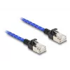 Tinklo kabelis DeLOCK RJ45 Cat.6A 1m Mėlynas