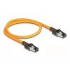 Tinklo kabelis DeLOCK RJ45 savaime aptinkamas Cat.6A 1 m oranžinis