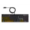 DeLOCK 12115 žaidimų klaviatūra USB QWERTZ vokiška juoda mechaninė RGB