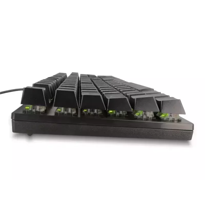 DeLOCK 12115 žaidimų klaviatūra USB QWERTZ vokiška juoda mechaninė RGB