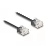 Tinklo kabelis DeLOCK RJ45 Cat.6 UTP 0,3 m Juodas