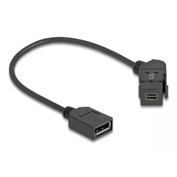 DeLOCK 67155 laido jungčių adapteris Mini DisplayPort DisplayPort Juoda 0,3 m
