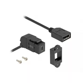 DeLOCK 67155 laido jungčių adapteris Mini DisplayPort DisplayPort Juoda 0,3 m