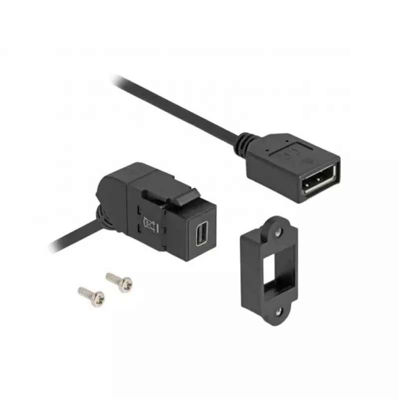 DeLOCK 67155 laido jungčių adapteris Mini DisplayPort DisplayPort Juoda 0,3 m