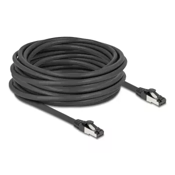 Tinklo kabelis DeLOCK 80575 RJ-45 Cat8.1 10 m juodas