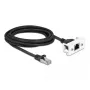 DELOCK tinklo ilginamasis laidas Cat.6A 3m S/FTP RJ45 juodas