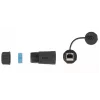 Tinklo kabelis DeLOCK 86701 RJ45 - RJ45 Cat.6A Juodas