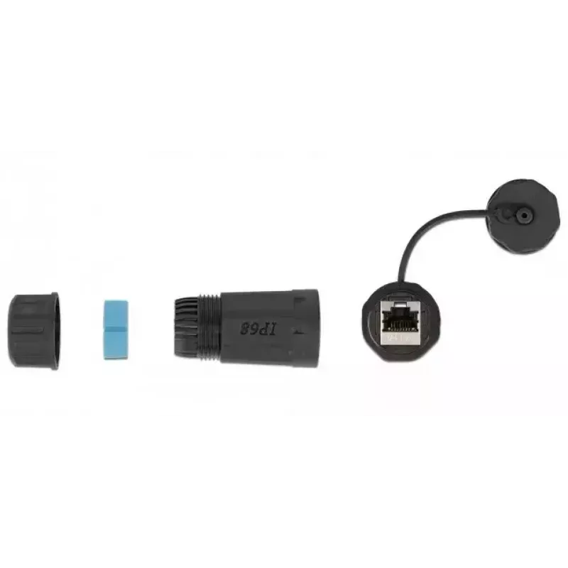 Tinklo kabelis DeLOCK 86701 RJ45 - RJ45 Cat.6A Juodas