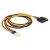 SATA maitinimo laidas DeLOCK 0,6 m 83879