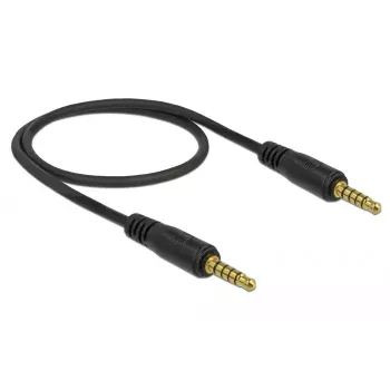Audio kabelis DeLOCK 85695 0,5 m 3,5 mm juodas