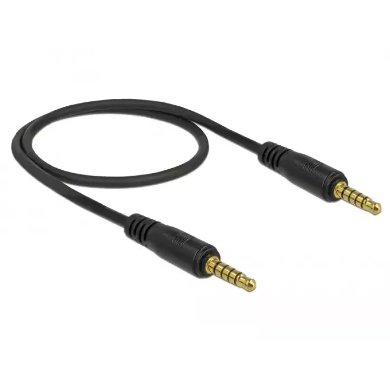 Audio kabelis DeLOCK 85695 0,5 m 3,5 mm juodas