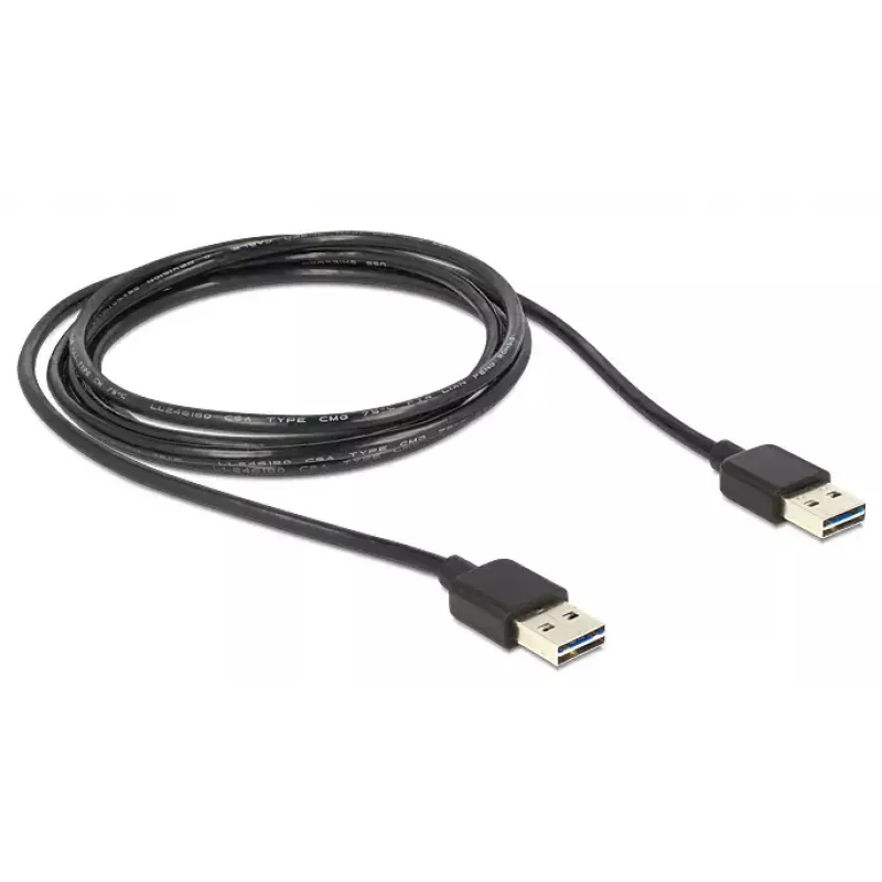 USB laidas DeLOCK 5 m USB 2.0 A USB A juodas