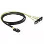 Vidinis maitinimo laidas DeLOCK 85687 1 m Mini SAS SFF-8087 į 4 SATA