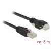 Tinklo kabelis DeLOCK 85670 RJ-45 Cat6 5 m Juodas