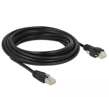 Tinklo kabelis DeLOCK 85670 RJ-45 Cat6 5 m Juodas