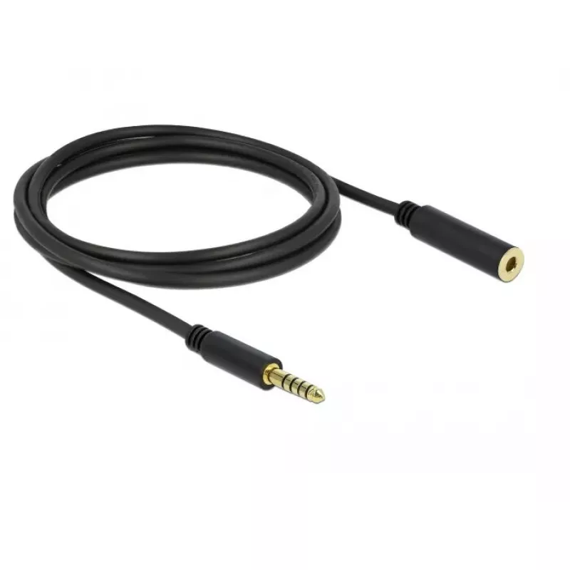 Garso kabelis DeLOCK 85797 2m 4.4mm juodas