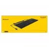 Klaviatūra DeLOCK 12672 Office USB QWERTZ vokiška juoda