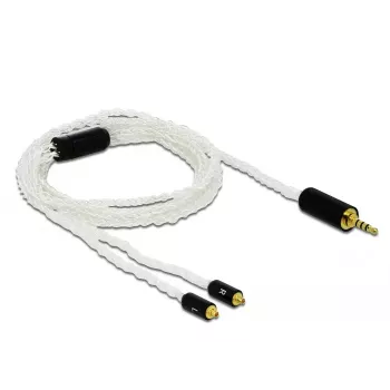 Audio kabelis DeLOCK 85848 1,2 m 2,5 mm 2x MMCX baltas