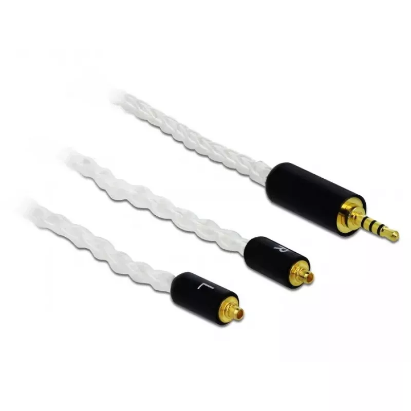 Audio kabelis DeLOCK 85848 1,2 m 2,5 mm 2x MMCX baltas