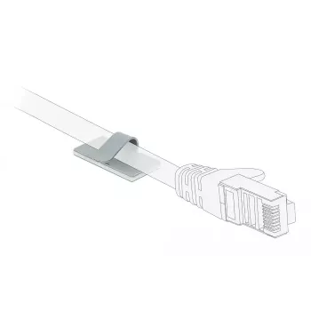 Kabelių spaustukas DeLOCK 60184 Satin plienas 10 vnt.