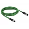 Tinklo kabelis DeLOCK 85918 RJ45 DIN EN 60811-C2-1 2 m juodas