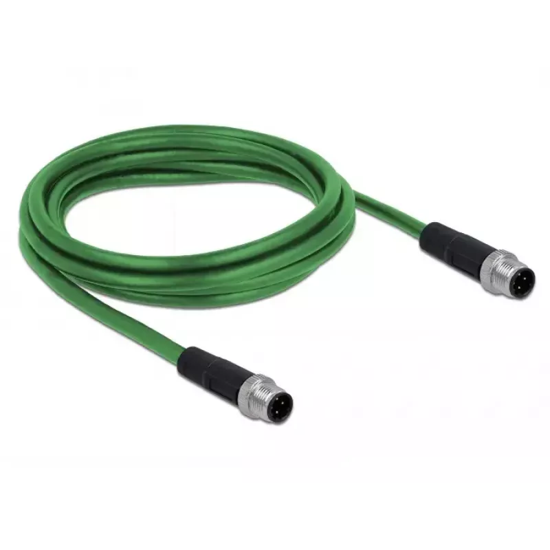 Tinklo kabelis DeLOCK 85918 RJ45 DIN EN 60811-C2-1 2 m juodas
