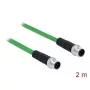 Tinklo kabelis DeLOCK 85918 RJ45 DIN EN 60811-C2-1 2 m juodas